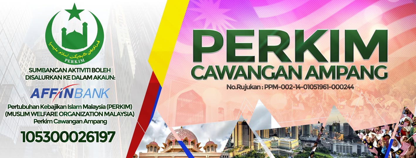 Jom Menyumbang Membantu Dakwah Perkim poster sumbangan